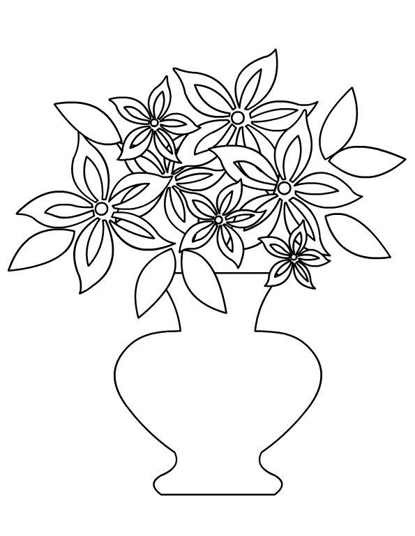 Coloriages Vases