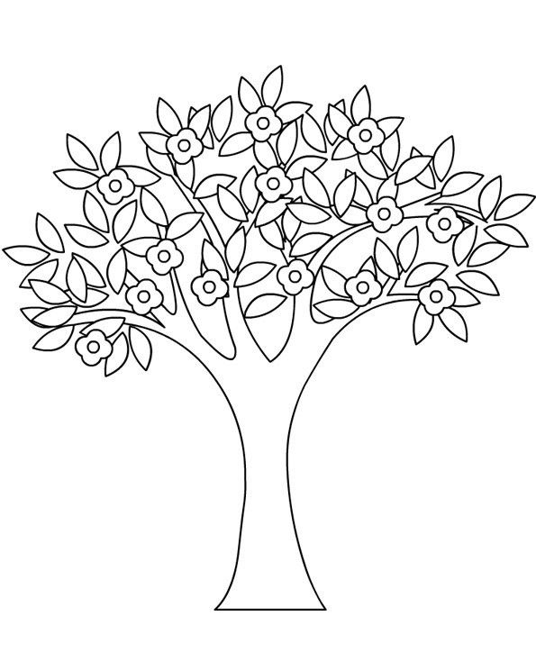 Coloriage De Fleurs De Printemps