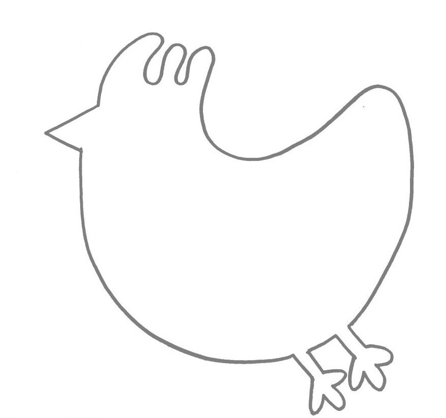 Gabarit Poule A Imprimer