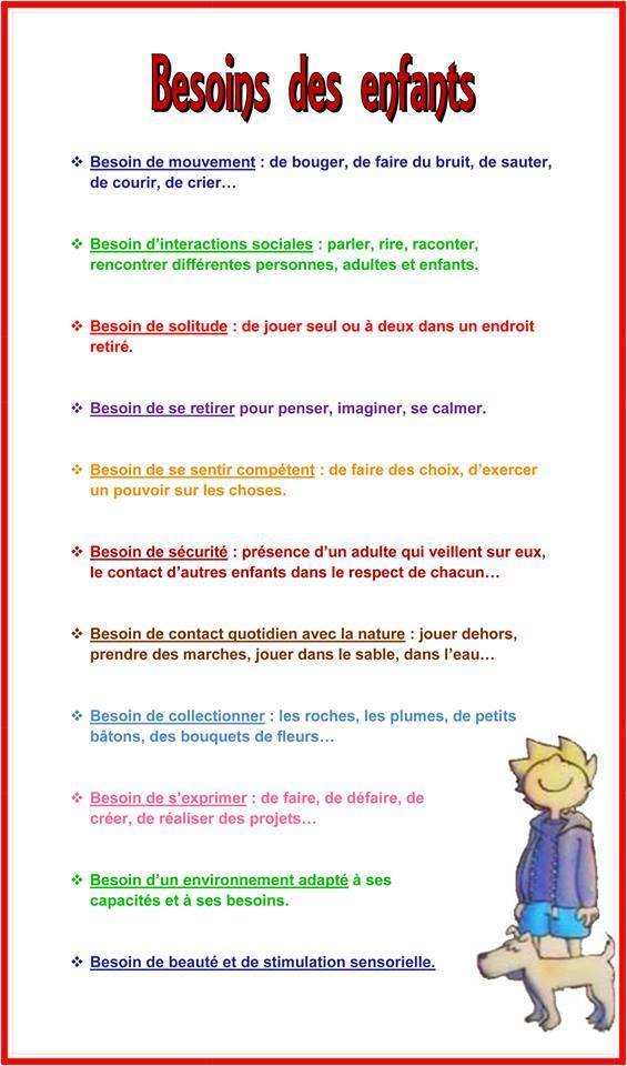 Besoins Des Enfants